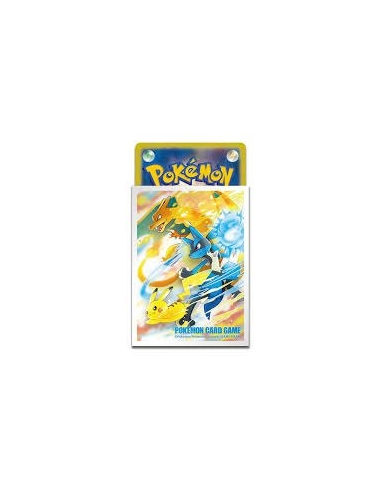 Pokemon Center 2025 Charizard Lucario Pikachu Battle Start (White Border Version)