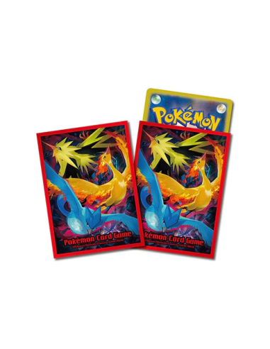 Pokémon Card Game Articuno, Zapdos, Moltres (Red) Sleeves