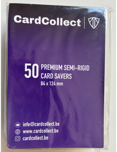 [50 Stuks] Semi Rigids / Card Savers van CardCollect
