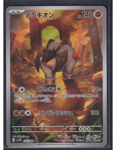 Terrakion (sv11W 133) White Flare JP K1