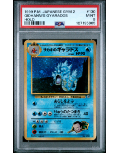 PSA 9 GIOVANNI'S GYARADOS...