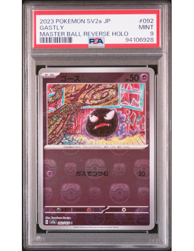 PSA 9 Gastly - Master Ball Reverse 151
